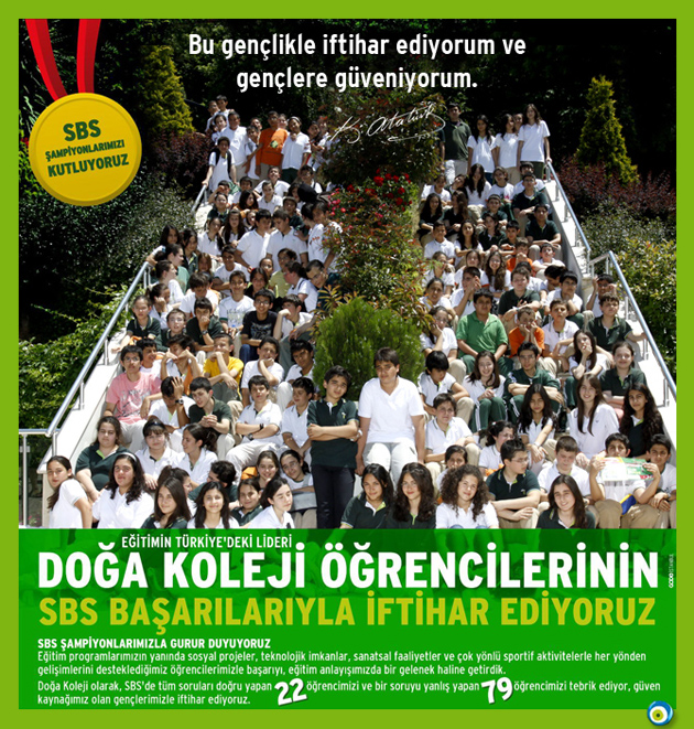 Doğa Okulları İstanbul SBS Şampiyonu Oldu